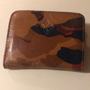 Patricia Nash classic small wallet Parisian camo.